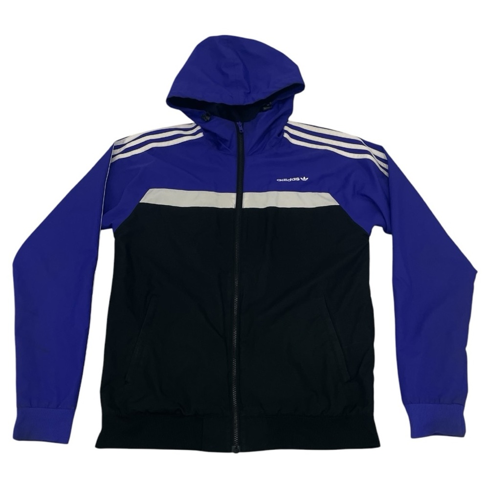 Black and Blue Adidas Wind Breaker (M)